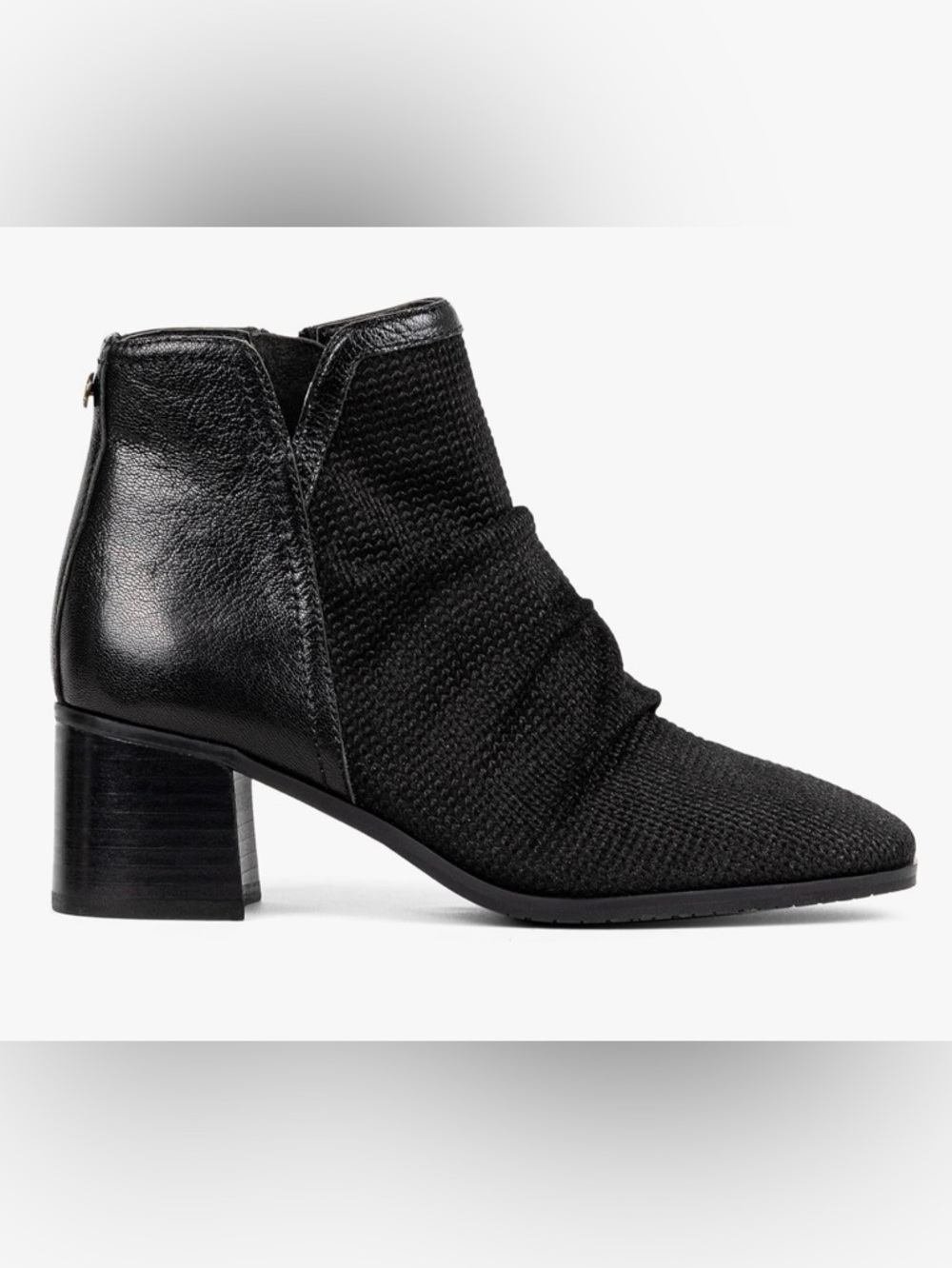 NYDJ Black Block Heel Ankle Booties size 6